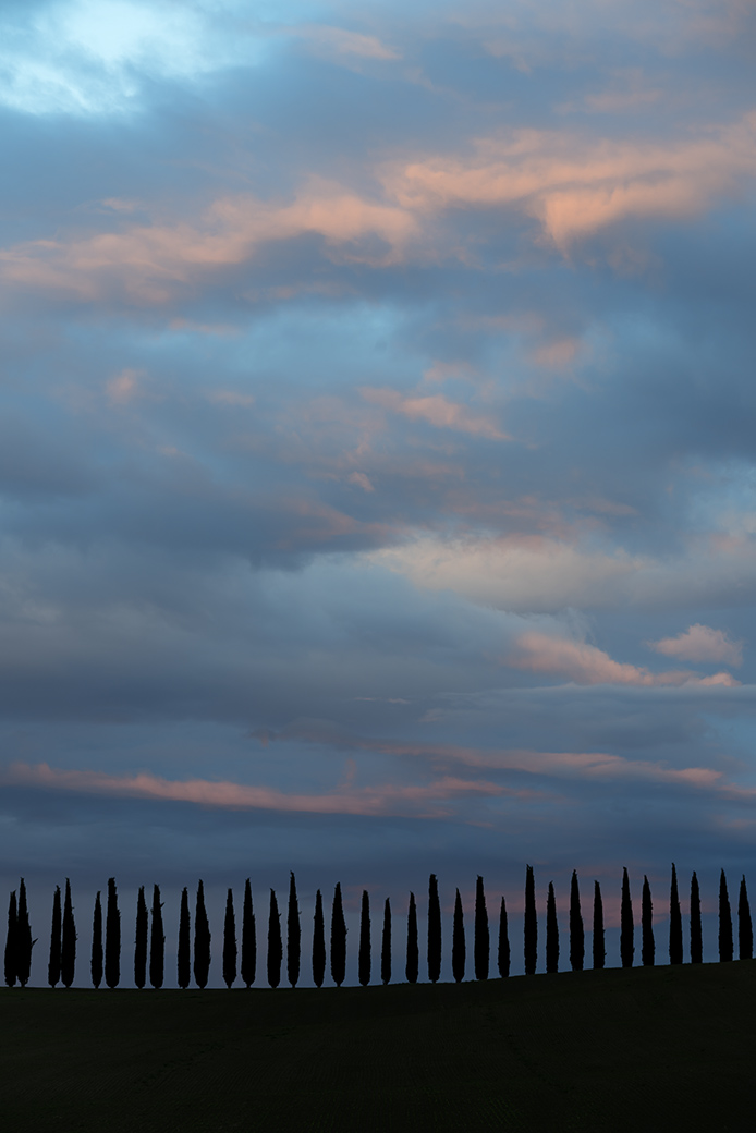 Emil Čelustka - Colors of sunset, Castiglione d‘Orcia, Tuscany